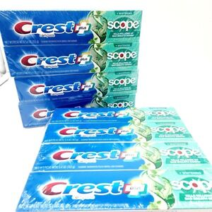 Crest Complete Scope Advanced Active‎ Foam 5.4 oz Lot of 8 Tubes 03/26